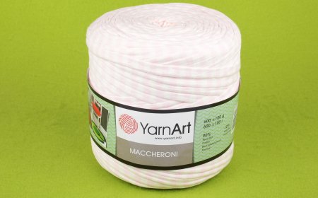 Пряжа YarnArt Maccheroni ассорти крапинка разных цветов (18), 90%хлопок/10%полиэстер, 700г, бобина±100г