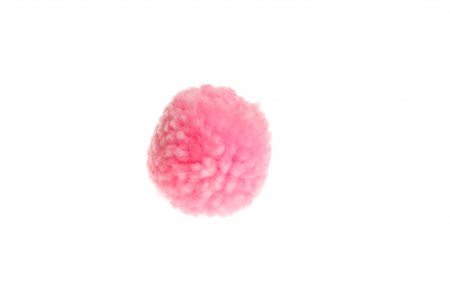 Помпон трикотажный Nazar розовый (4), 100%полиэстер, d3см