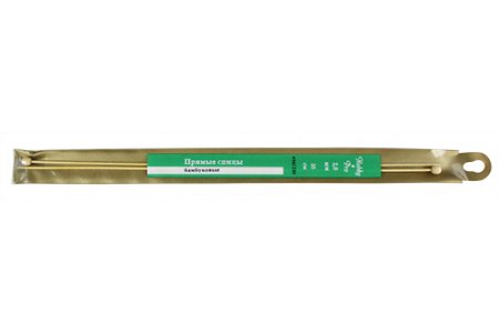Спицы для вязания прямые HOBBY&PRO бамбуковые, d2мм, 35см