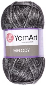 Пряжа Yarnart Melody серый (887), 9%шерсть/21%акрил/70%полиамид, 230м, 100г