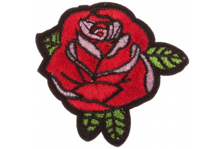Термонаклейка Бутон розы, 6*5,5 см