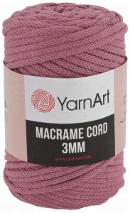 Пряжа YarnArt Macrame cord 3mm сухая роза (792), 60%хлопок/40%полиэстер/вискоза, 85м, 250г