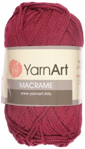 Пряжа YarnArt Macrame бордовый (145), 100%полиэстер, 130м, 90г