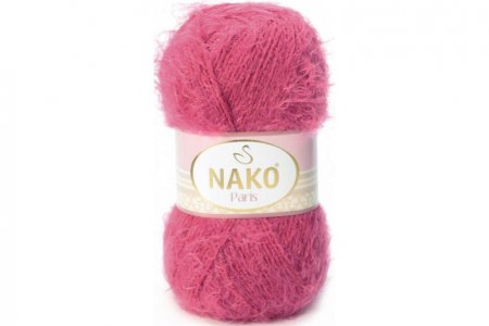 Пряжа Nako Paris темно-розовый (6578), 40%премиум акрил/60%полиамид, 245м, 100г