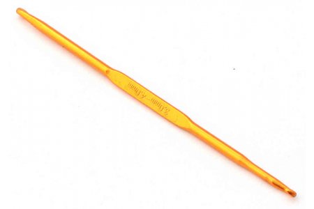 Крючок для вязания GAMMA двусторонний, металлический, d3-4мм, 13см