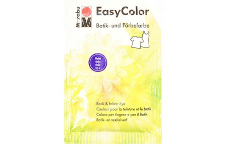 Краситель для окрашивания ткани вручную Marabu Easy Color, фиолетовый (251), 25гр