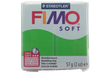 Полимерная глина FIMO Soft, тропический зеленый (53), 57г