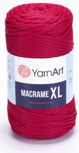 Пряжа YarnArt Macrame XL вишня (143), 100%полиэстер, 130м, 250г