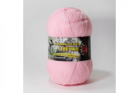 Пряжа Color City Каракульская овечка розовый (2107), 60%шерсть ягненка/40%искусственный кашемир, 480м, 100г