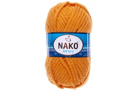 Пряжа Nako Jersey желтый (1380), 85%акрил/15%шерсть, 74м, 100г