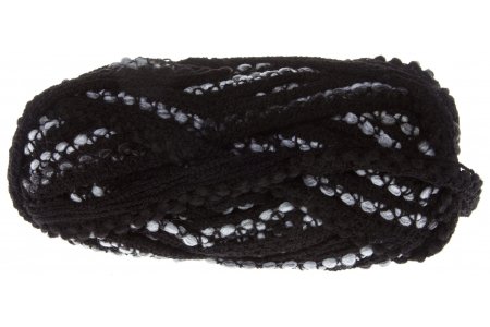 Пряжа Alize Dantela Wool черно-серый (1490), 70%акрил/30%шерсть, 20м, 100г