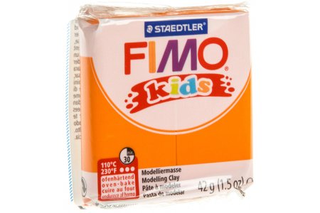 Полимерная глина FIMO kids, оранжевый (4), 42гр