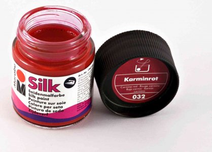 Краска для шелка MARABU Silk кармин красный (032), 50мл