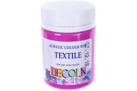 Краска для ткани DECOLA фуксия, 50мл