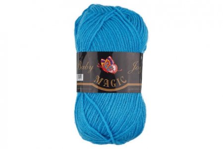 Пряжа Magic Baby Joy голубая бирюза (5708), 30%шерсть/70%акрил, 133м, 50г