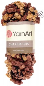 Пряжа Yarnart Cha Cha Cha бежево-коричневый (721), 70%акрил/30%шерсть, 16м, 100г