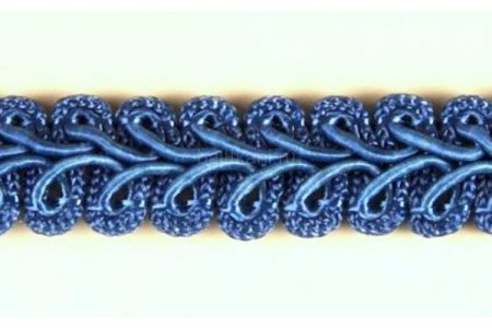 Тесьма декоративная GAMMA Булет, темно-синий(038), 13мм, 1м