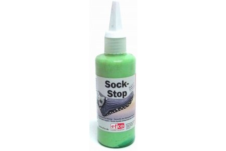 Краска текстильная с противоскользящим эффектом на латексной основе EFCO Sock-Stop зеленый, 100мл