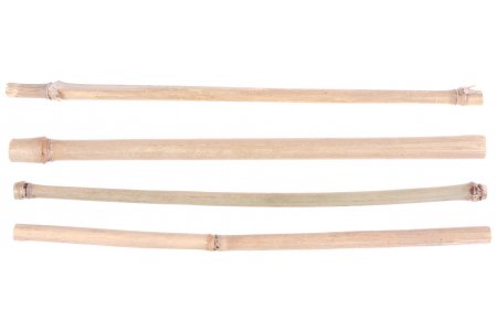 Набор бамбуковых палочек, d6-10мм, 30см, 4шт
