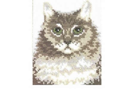 Набор для вышивания крестом РС-Студия Сибирская кошка, 13*16см