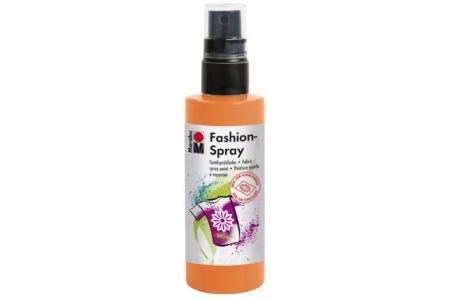 Краска-спрей по ткани MARABU Fashion Spray, мандарин (225), 100 мл