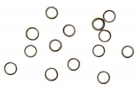 Кольцо для бус ZLATKA двойное, никель, 3,5мм, 1шт