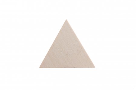 Заготовка для декорирования деревянная с магнитом GLOREX, Треугольник, 3,2см