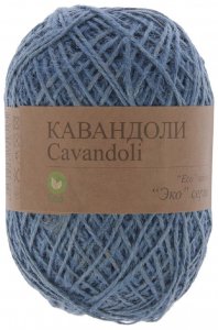 Пряжа Прочее Кавандоли голубой (08), 100%джут, 180м, 100г