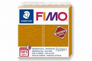 Полимерная глина FIMO Leather-effect, охра (179), 57г