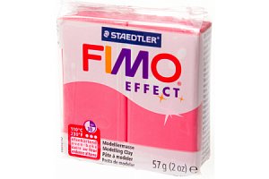 Полимерная глина FIMO Effect, полупрозрачный красный (204), 57г