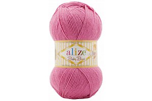 Пряжа Alize Baby best розовая карамель (157), 90%акрил/10%бамбук, 240м, 100г